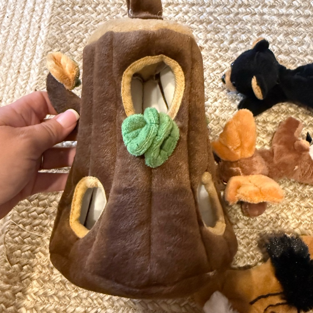 Unipak Plush Treehouse‎ with 3 Animal Toys